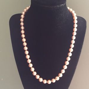 18” Pink Seashell Pearl Necklace
